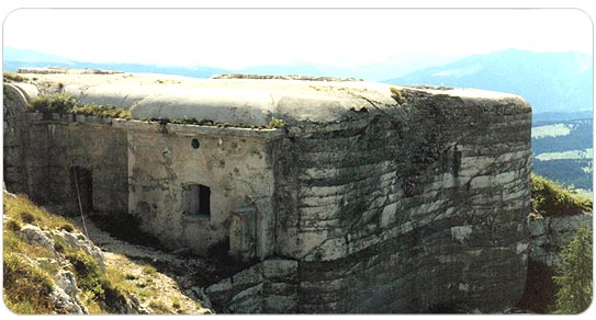 l'immagine rappresenta una veduta panoramica del forte Verena